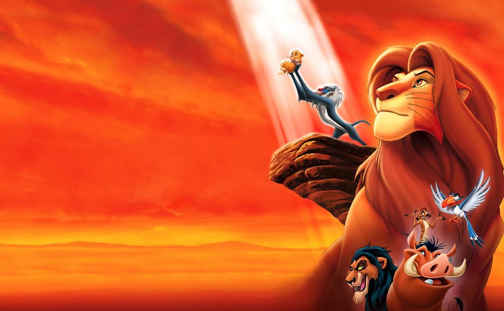 A picture of all of the main characters from The Lion King